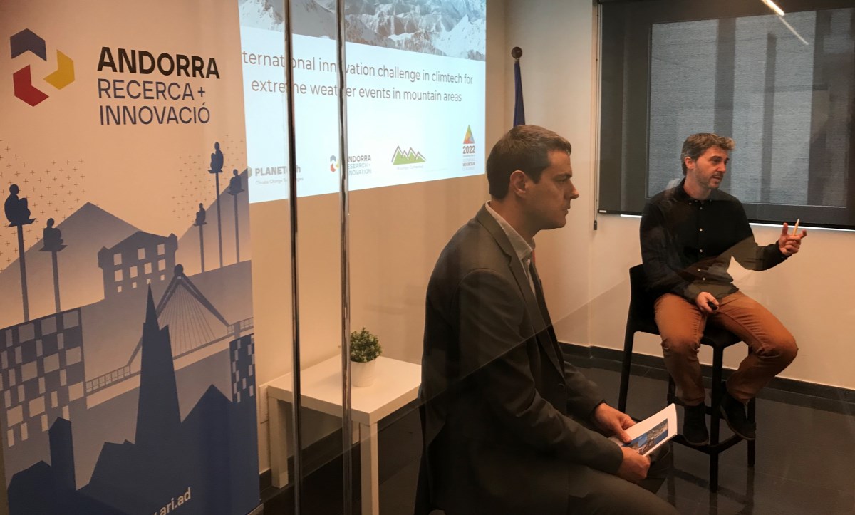 Andorra Recerca + Innovació promotes an international challenge to find technological solutions to deal with extreme weather phenomena in mountain areas