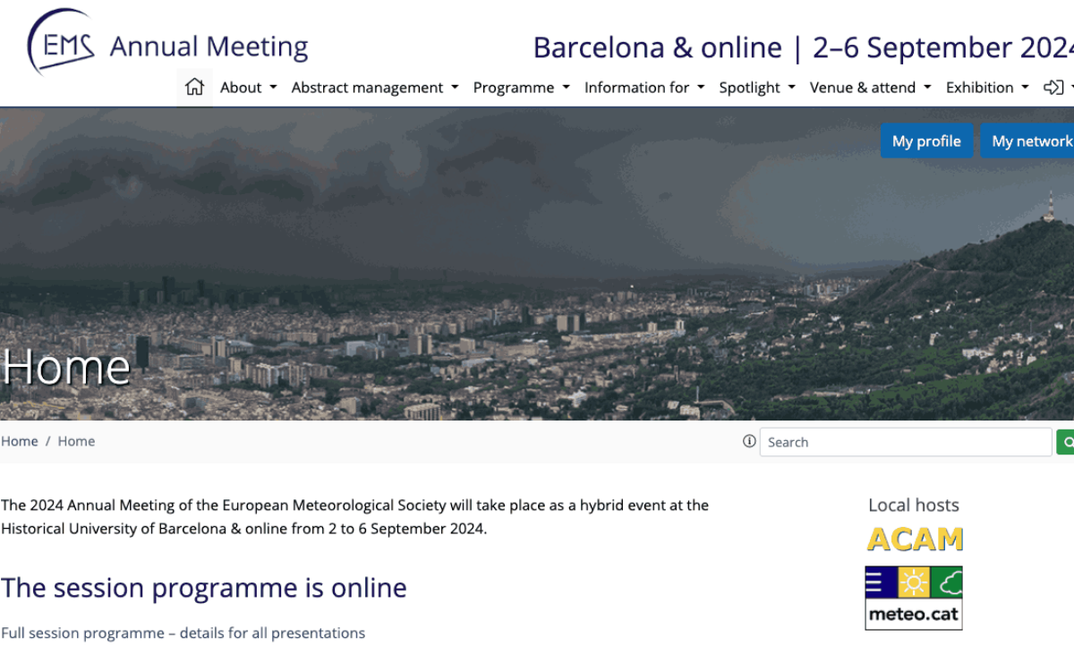 Congrés Annual Meeting of the European Meteorological Society