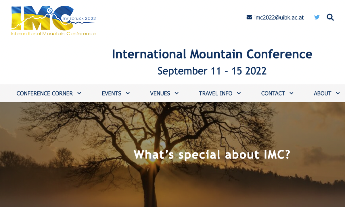 Congrés IMC International Mountain Conference