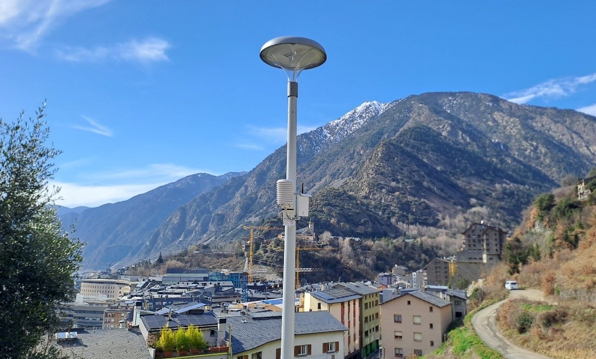 Finalització de la instal·lació de la xarxa de sensors per al monitoratge del microclima urbà d’Escaldes-Engordany 