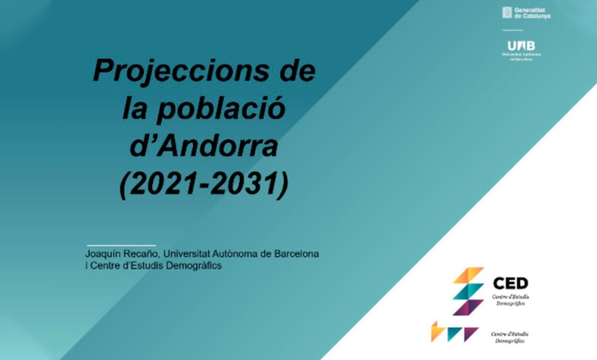 Presentation of the population forecast of Andorra 2021-2031.